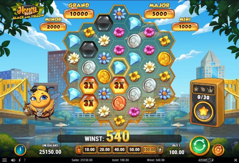 Screenshot 2 van Honey Rush Black and Yellow
